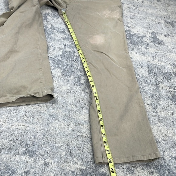 AG Adriano Goldschmied Everett Slim Straight Jeans Beige Sz 36x32 - Picture 9 of 11